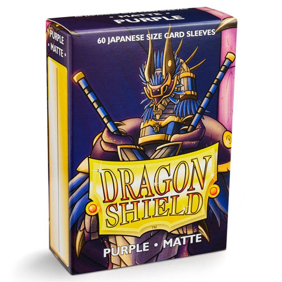 Dragon Shield Small Sleeves - Japanese Matte Purple (60 Sleeves) - 5706569111090 - CrystalLotus.eu