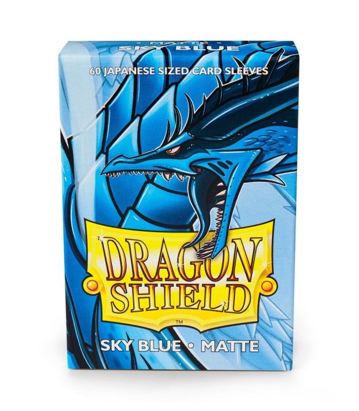 Dragon Shield Small Sleeves - Japanese Matte Sky Blue (60 Sleeves) - 5706569111199 - CrystalLotus.eu