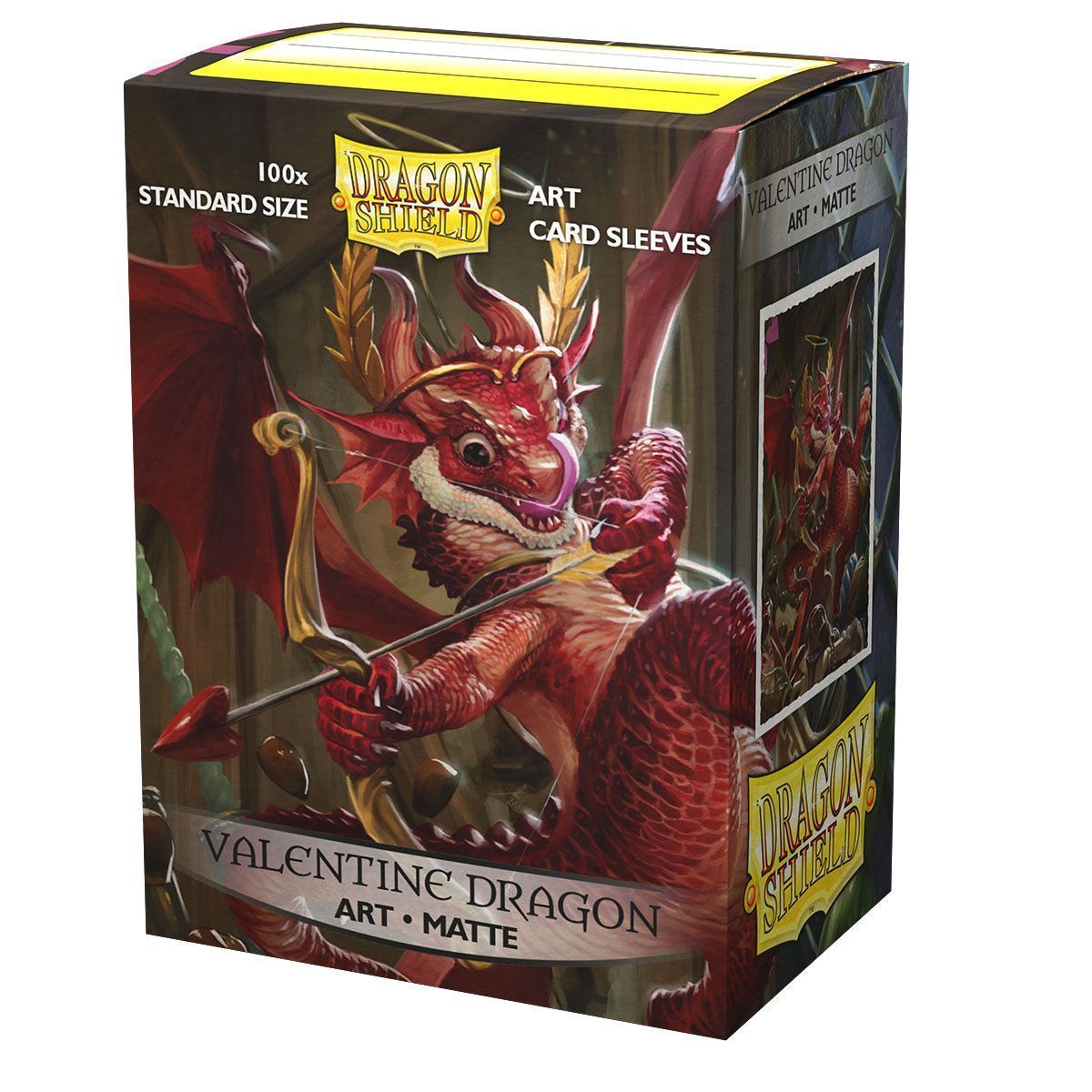 Dragon Shield Standard Matte Art Sleeves - Valentine 2020 Dragon (100 Sleeves) - 5706569120474 - CrystalLotus.eu