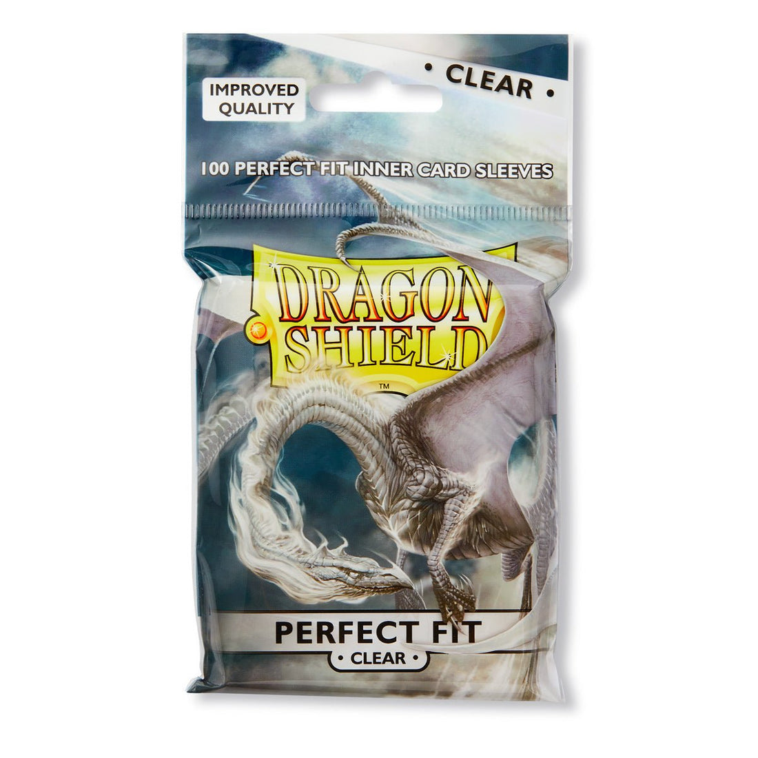 Dragon Shield Standard Size Clear Perfect Fit (100pcs) - 5706569130015 - CrystalLotus.eu