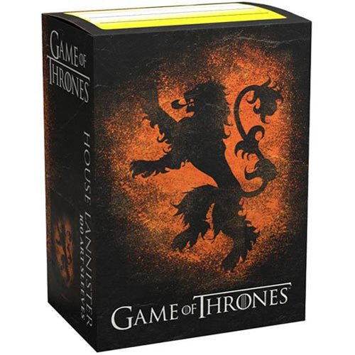 Dragon Shield Standard Sleeves - Game of Thrones House Lannister (100 Sleeves) - 5706569160302 - CrystalLotus.eu