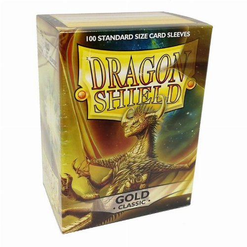 Dragon Shield Standard Sleeves - Gold (100 Sleeves) - 5706569100063 - CrystalLotus.eu