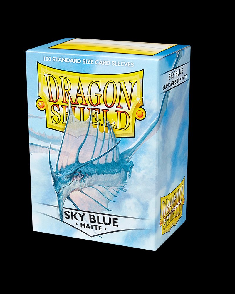 Dragon Shield Standard Sleeves - Matte Sky Blue (100 Sleeves) - 5706569110192 - CrystalLotus.eu