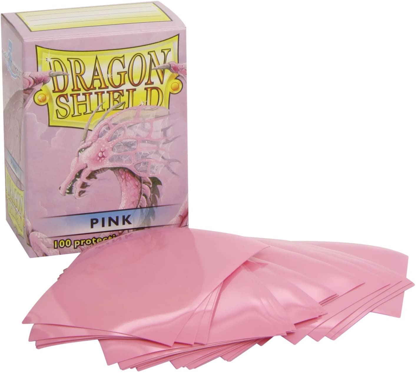 Dragon Shield Standard Sleeves - Pink (100 Sleeves) - 5706569100124 - CrystalLotus.eu