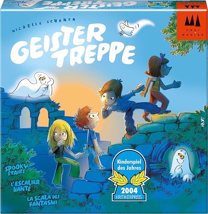 Drei Magier Spiele 40811 - Geister Treppe (Τα Στοιχειωμένα Σκαλοπάτια) - 4001504408114 - Crystal Lotus