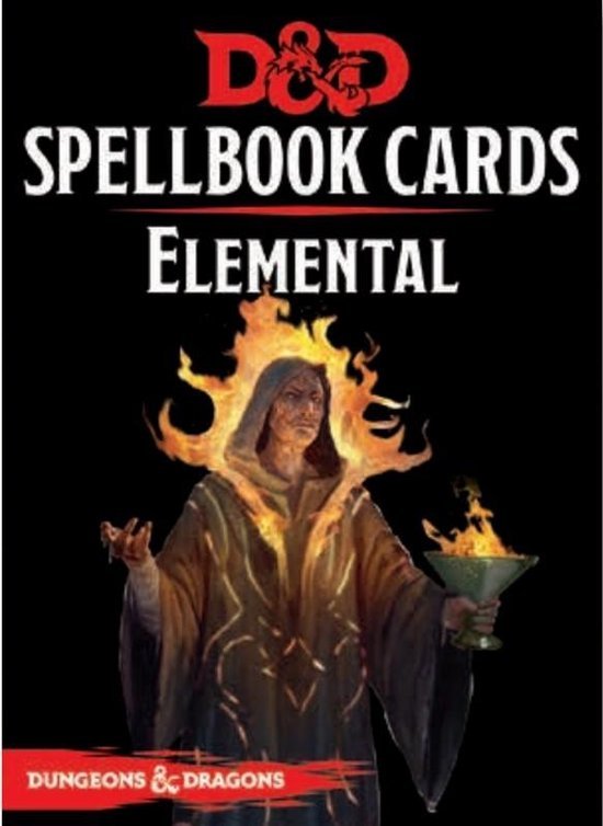 Dungeons &amp; Dragons 5th Edition Spellbook Cards - Elemental - 9420020229266 - CrystalLotus.eu