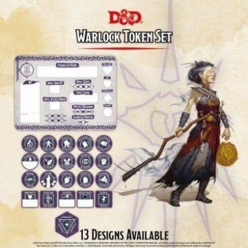 Dungeons &amp; Dragons 5th Edition - Warlock Token Set - 9420020251083 - CrystalLotus.eu