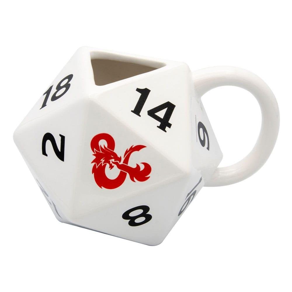 Dungeons &amp; Dragons - D20 Die 3D Ceramic Mug - 8052780428347 - CrystalLotus.eu