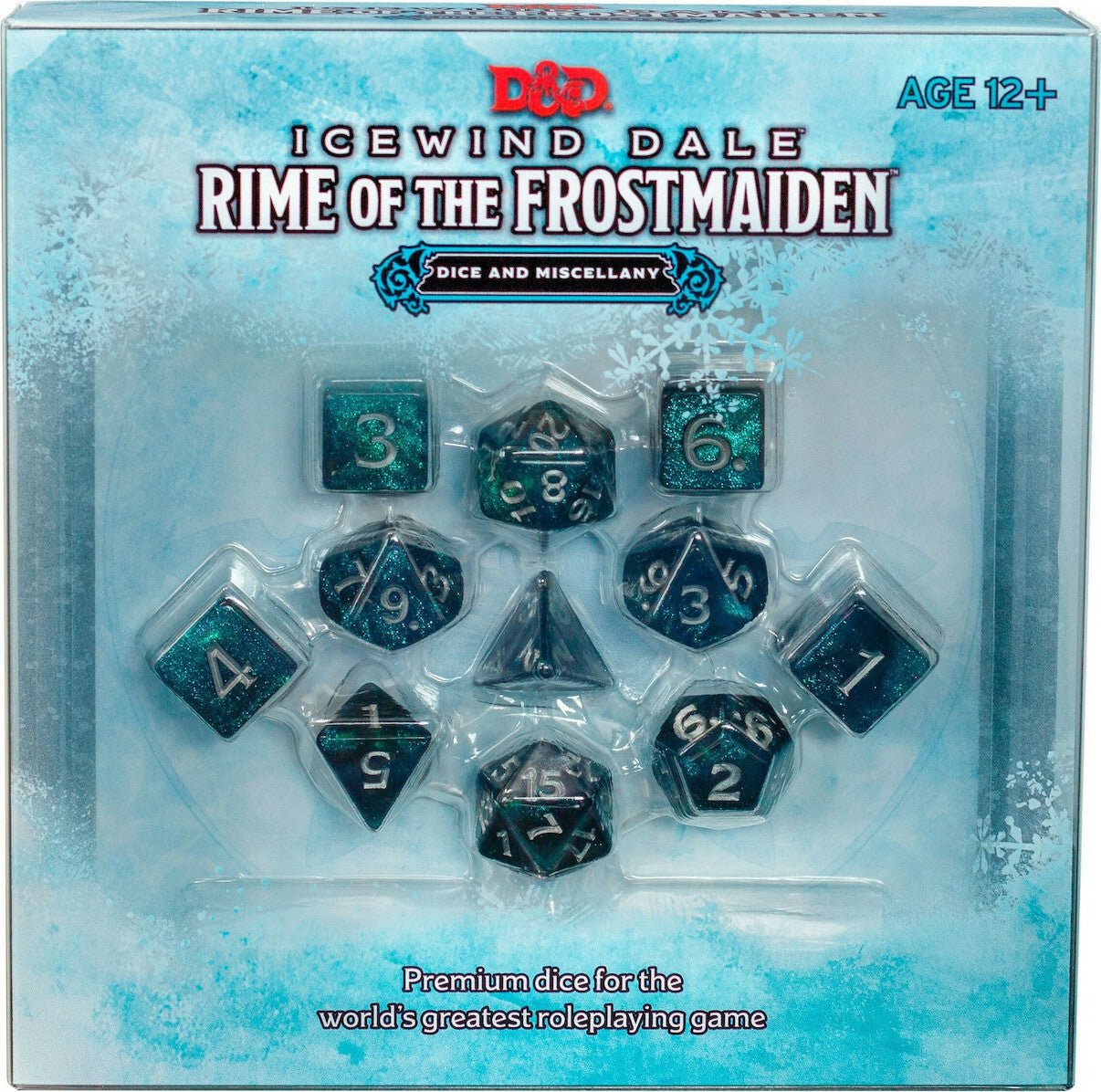 Dungeons &amp; Dragons Icewind Dale: Rime of the Frostmaiden Dice Set - 9780786967148 - CrystalLotus.eu