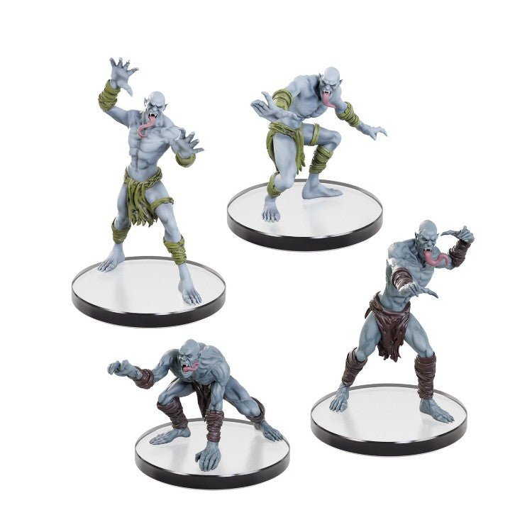 Dungeons &amp; Dragons Icons of the Realms: Undead Armies Miniatures - Ghouls &amp; Ghasts - 634482962565 - Crystal Lotus
