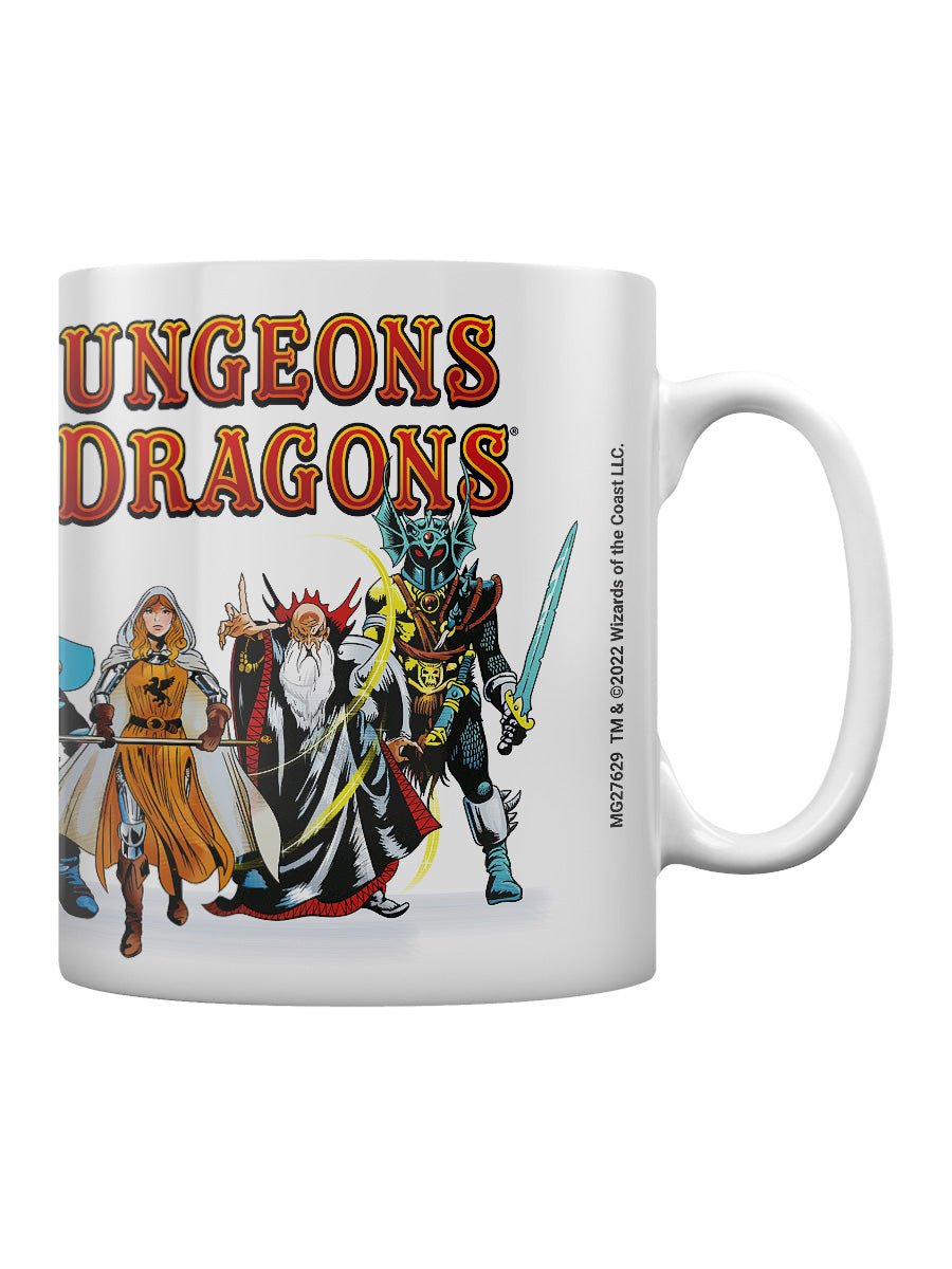 Dungeons &amp; Dragons Mug Retro Group - 5050574276290 - CrystalLotus.eu