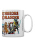 Dungeons & Dragons Mug Retro Group - 5050574276290 - CrystalLotus.eu