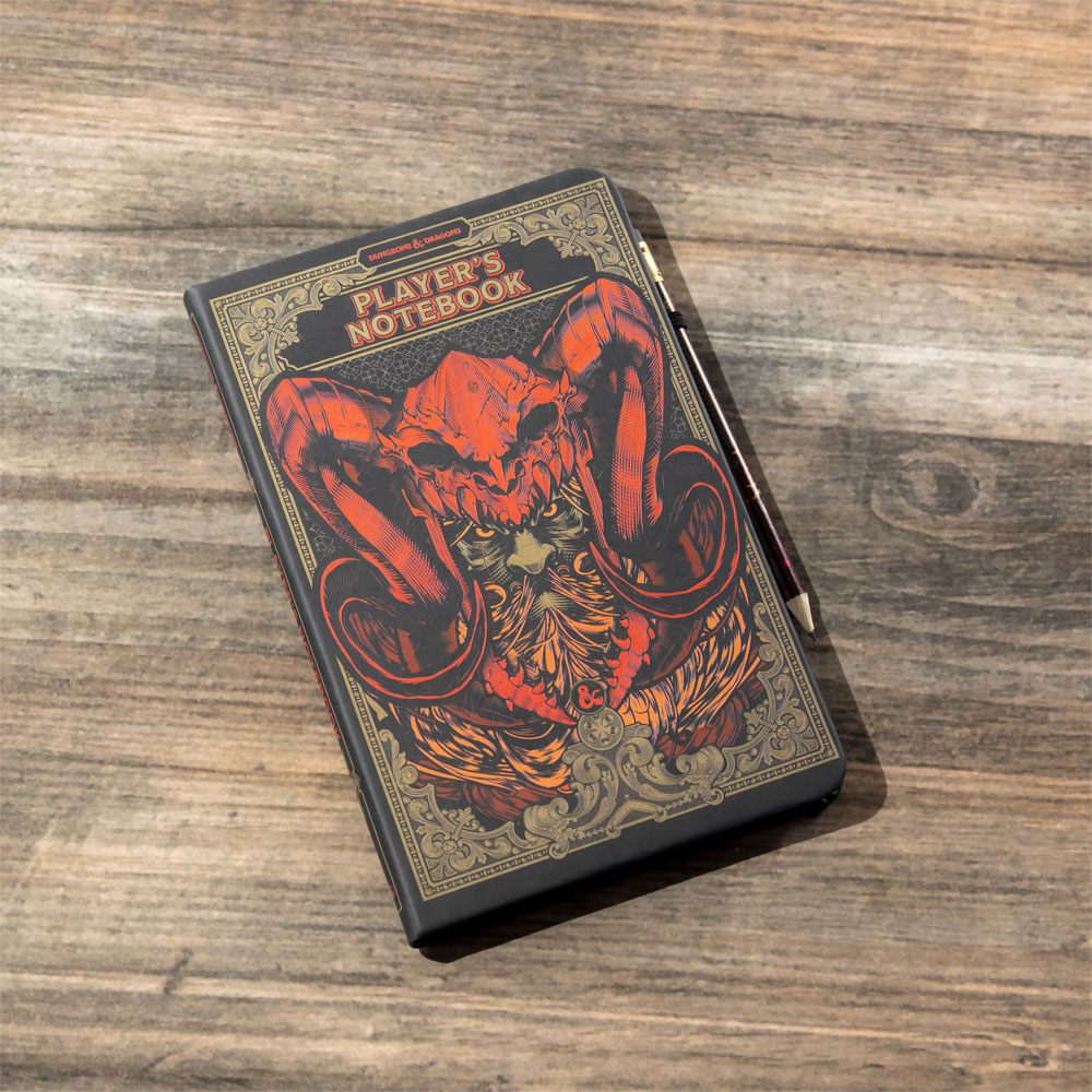 Dungeons &amp; Dragons Notebook and Pen - 5055964742799 - CrystalLotus.eu