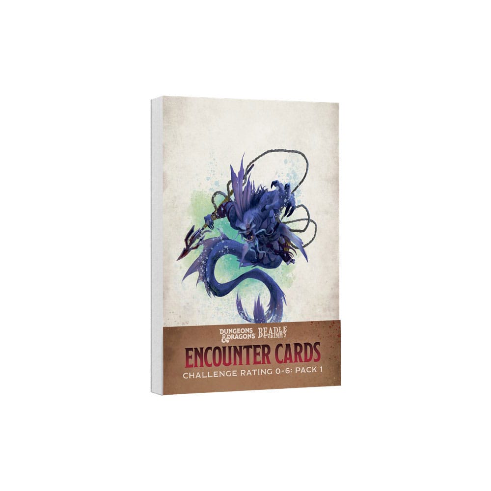 Dungeons &amp; Dragons RPG - Encounter Cards Challenge Rating 0 - 6: Pack 1 - 776436 - Crystal Lotus