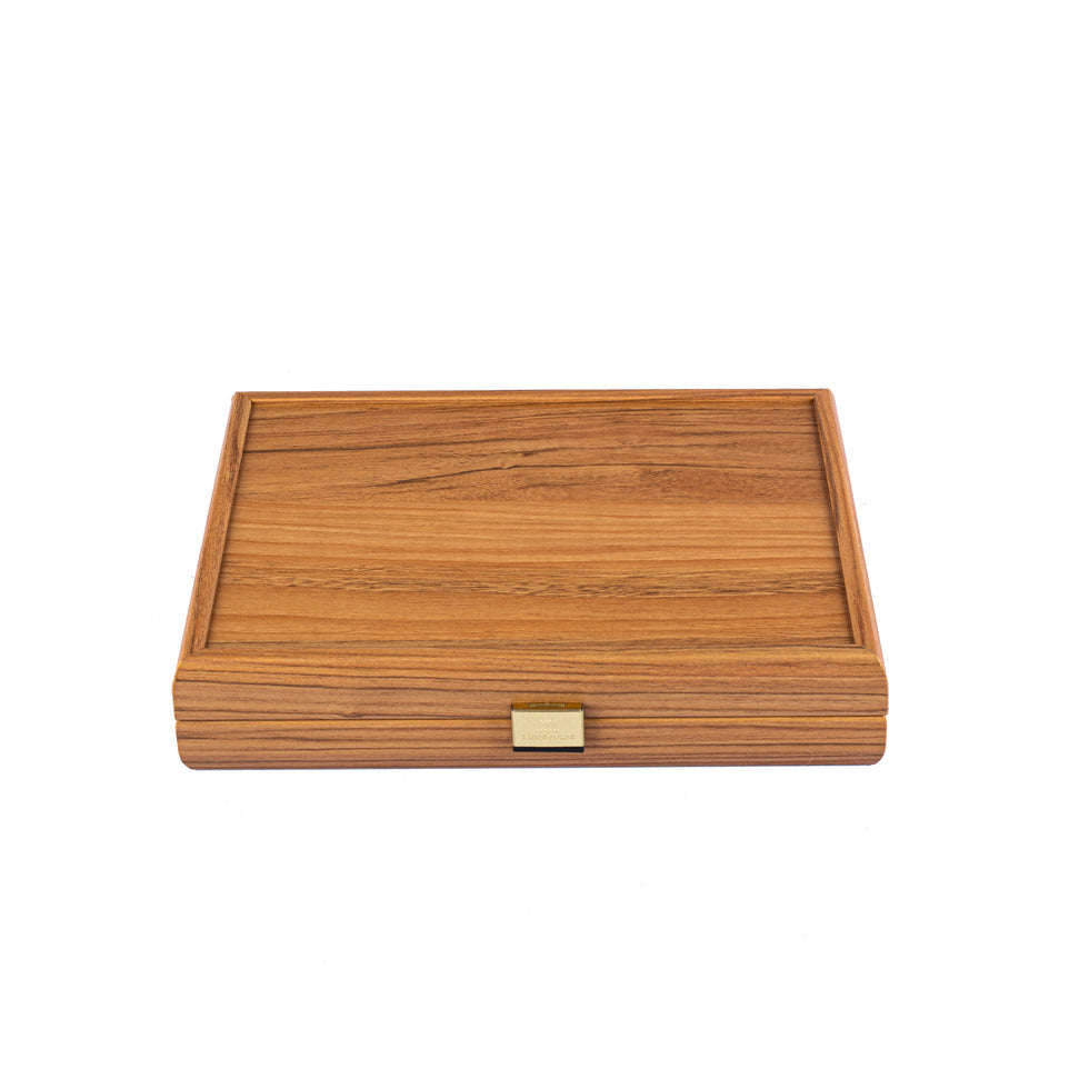 Handcrafted Luxury Domino Set in Walnut Replica Wooden Case (by Manopoulos) (DXL30)