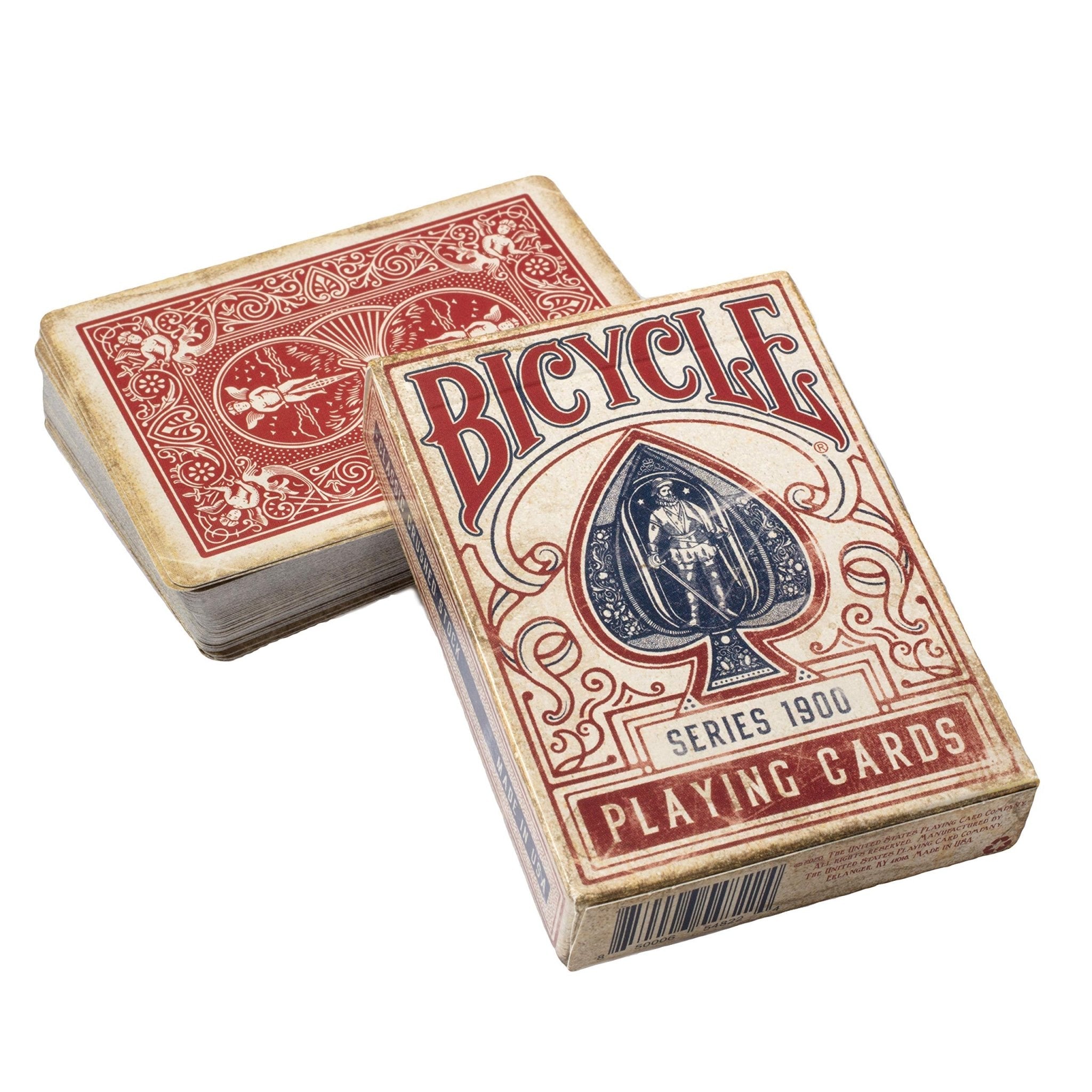 Ellusionist 1900 Playing Cards Red - 850006548224 - CrystalLotus.eu