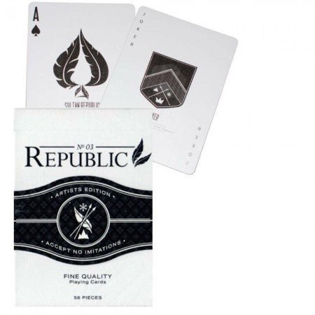 Ellusionist Republics Deck Black - ELL82 - CrystalLotus.eu