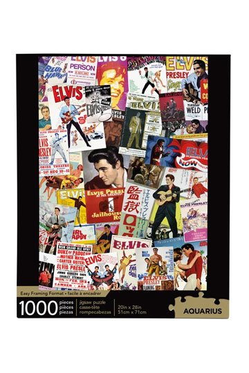 Elvis Presley Jigsaw Puzzle Movie Poster Collage (1000 pieces) - 840391129009 - CrystalLotus.eu