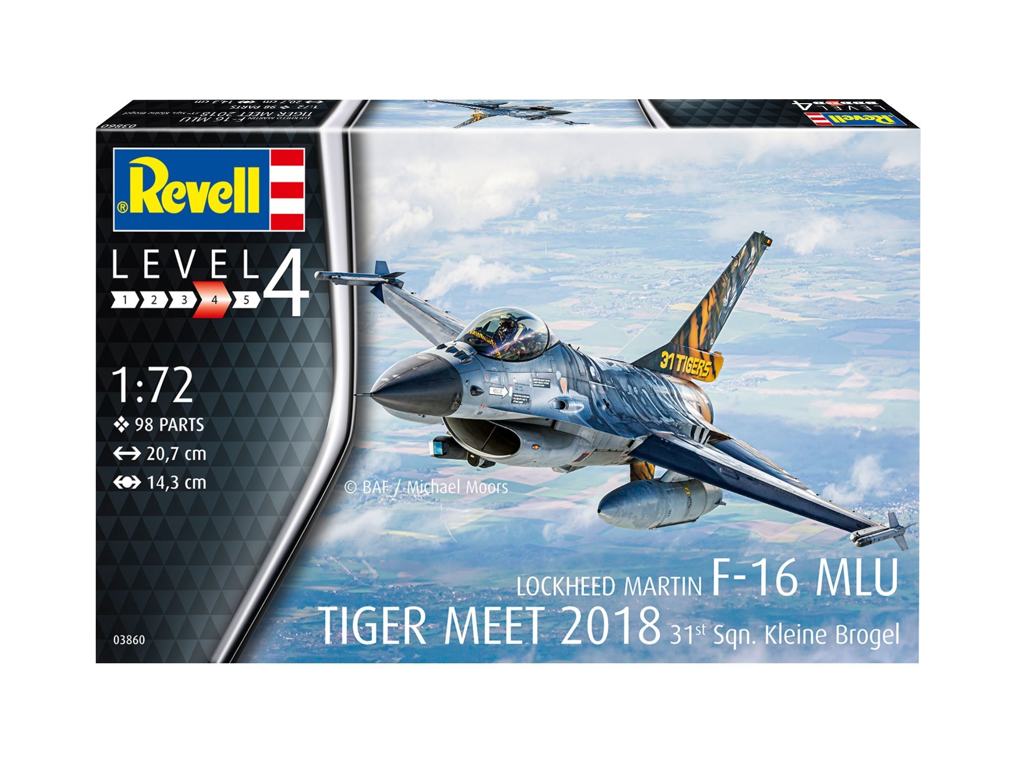 F - 16 MLU TIGER MEET 2018 31 Sqn. Kleine Brogel (1:72) - 4009803038605 - CrystalLotus.eu