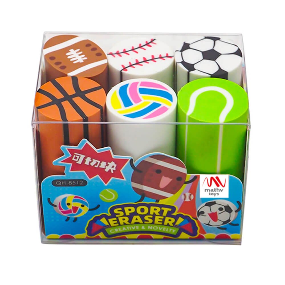 Fancy Eraser Set: Playing Time - 6971123985120 - Crystal Lotus