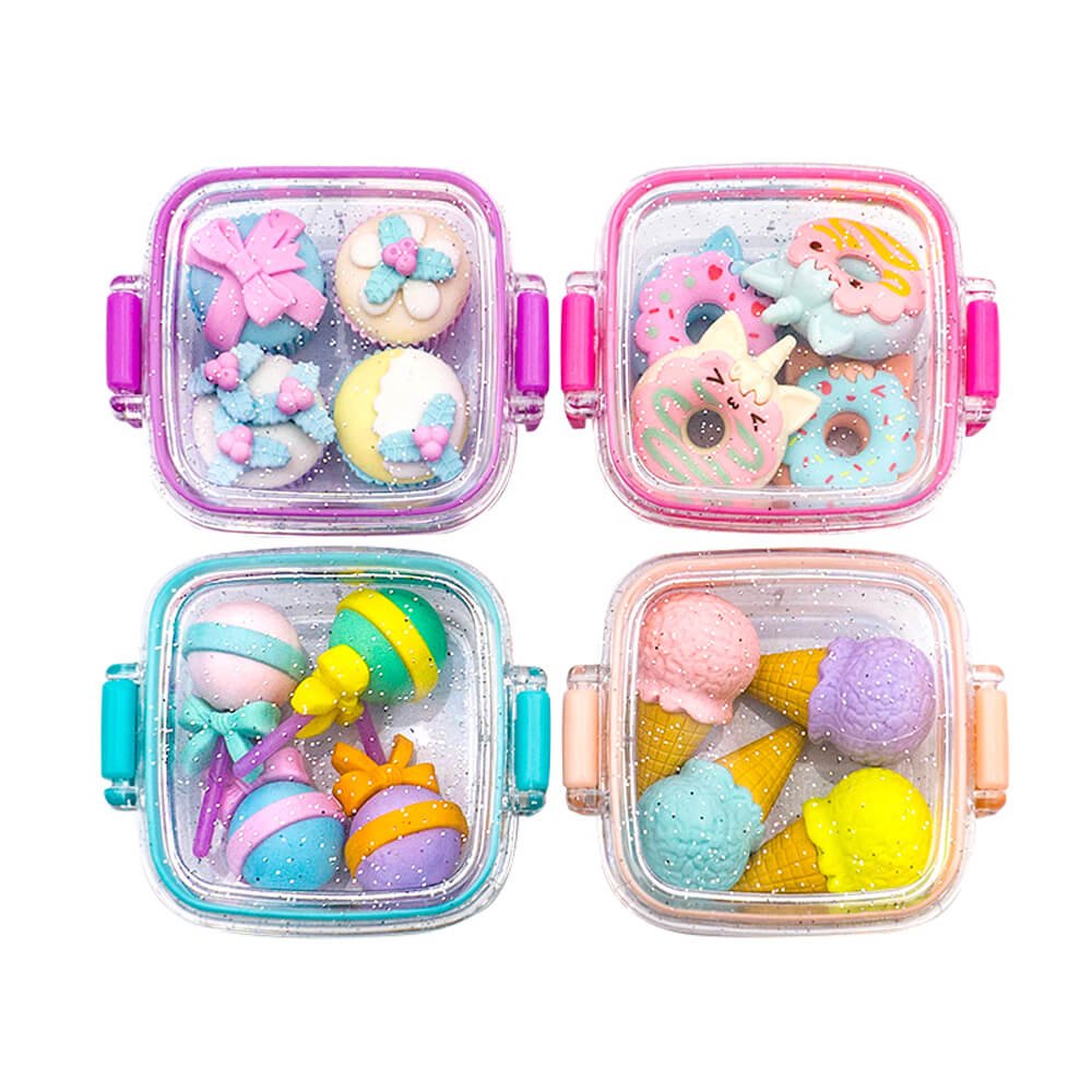 Fancy Erasers in Lunchbox: Delicious Desserts - 6971123986158 - Crystal Lotus