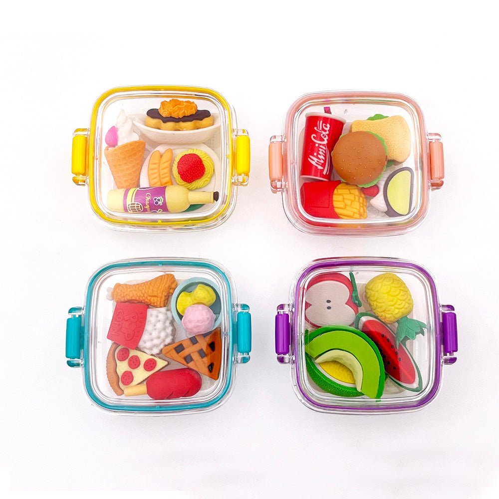 Fancy Erasers in Lunchbox: Picnic - 6971123986110 - Crystal Lotus