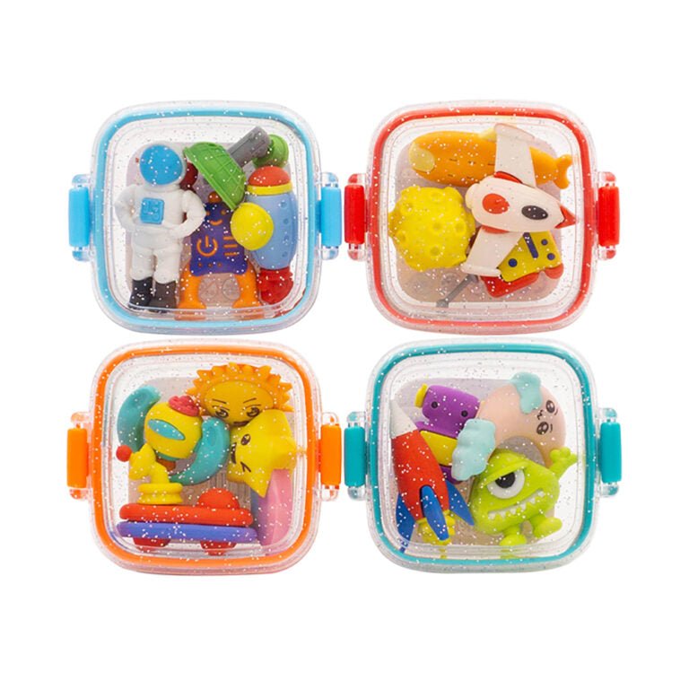 Fancy Erasers in Lunchbox: Space - 6971123986189 - Crystal Lotus