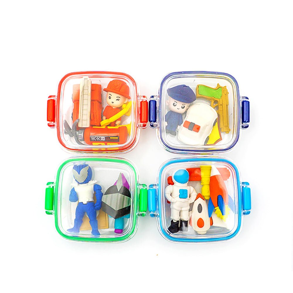 Fancy Erasers in Lunchbox: Superhero - 6971123986103 - Crystal Lotus
