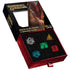 FanRoll Premium Dungeons & Dragons 50th Anniversary Commemorative 7 - Dice Set - Modern Holmes Inspired - 687700234678 - Crystal Lotus
