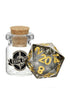 FanRoll Premium Individual D20 Elixir Liquid Core Dice - Vanishing Oil - 687700232193 - Crystal Lotus