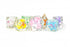 FanRoll Resin Infused 7 - Dice Set - Love - 687700231332 - Crystal Lotus