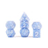 FanRoll Sharp Edge Silicone 7 - Dice Set - Glacier Debris - 687700231233 - Crystal Lotus