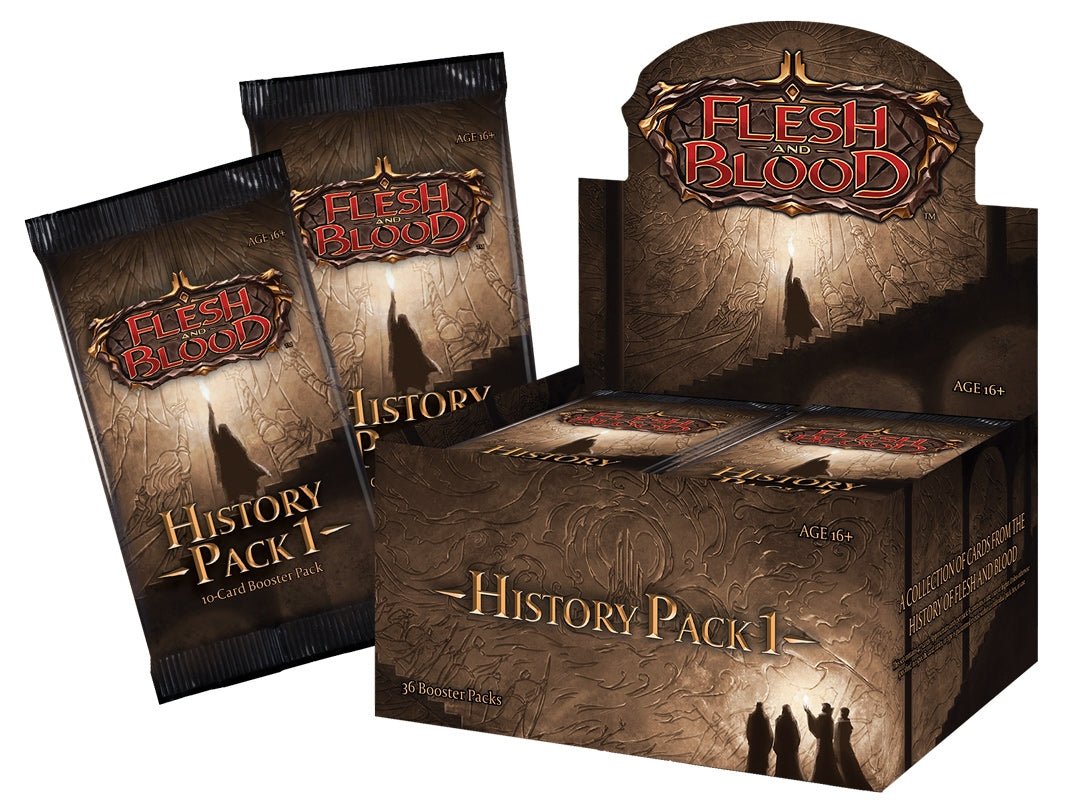 Flesh &amp; Blood TCG - History Pack 1 - Booster Box (36 Packs) - 9421905459686 - CrystalLotus.eu