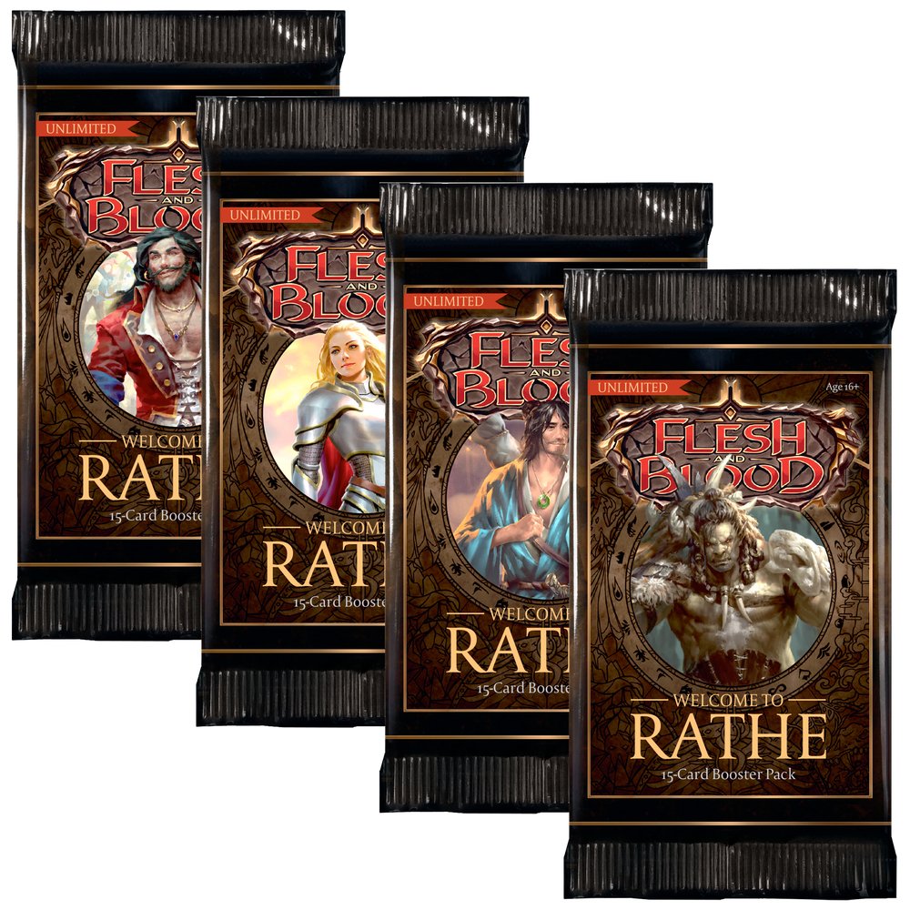 Flesh &amp; Blood TCG - Welcome to Rathe Unlimited Booster - 9421905459297 - CrystalLotus.eu