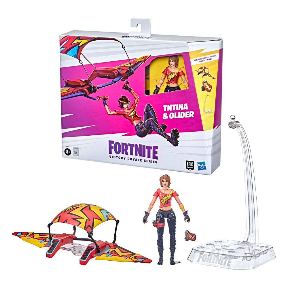 Fortnite Victory Royale Series Action Figures 2022 Battle Royale Pack TNTina &amp; Glider 15 cm - 5010993969777 - CrystalLotus.eu