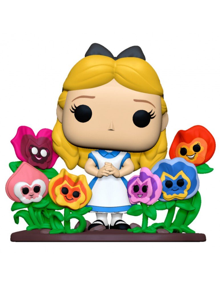 Funko Pop! Alice In Wonderland Deluxe Vinyl Figure Alice w/Flowers 10 cm - 889698557337 - CrystalLotus.eu