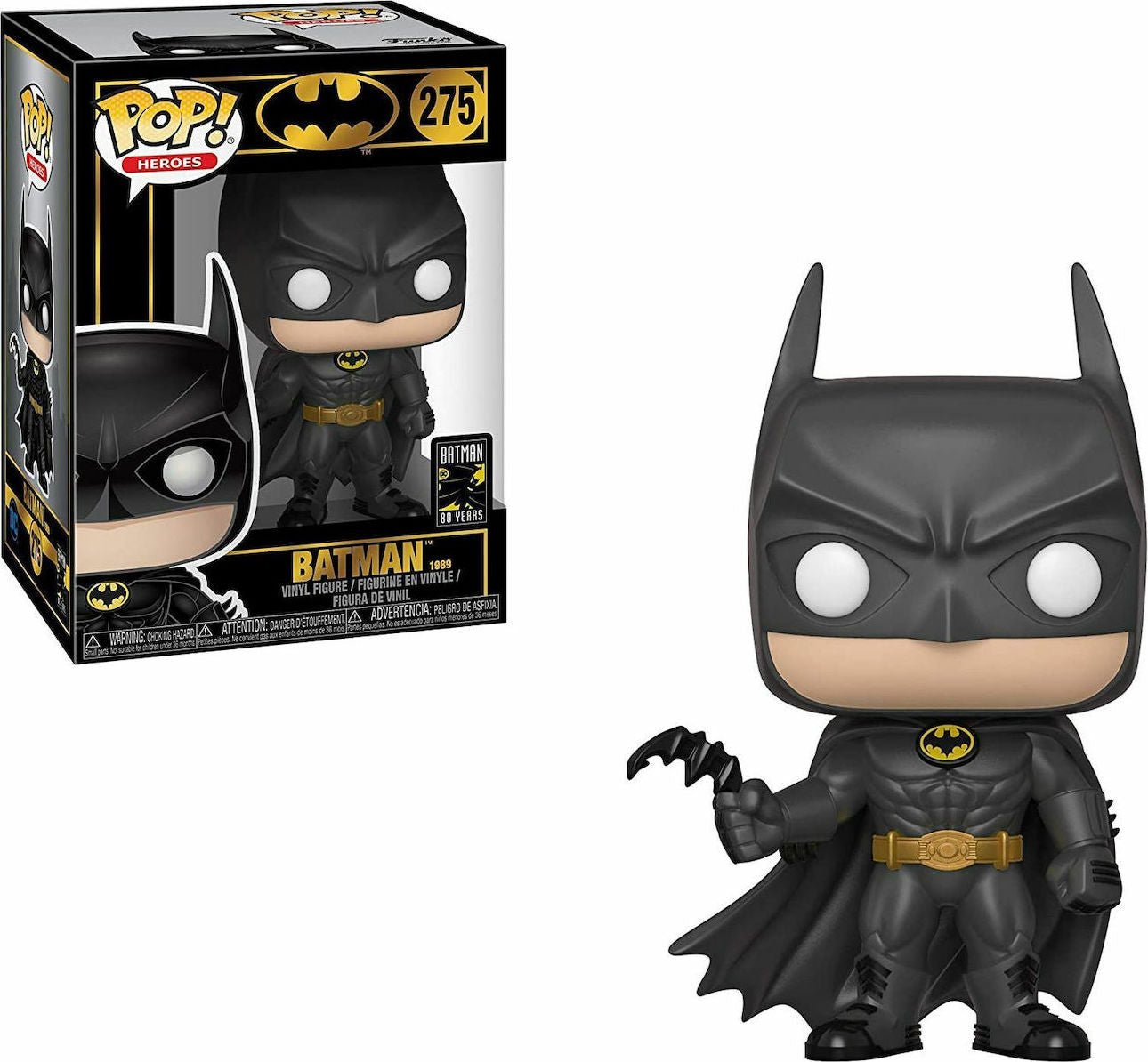 Funko Pop! Batman 80th Heroes Vinyl Figure Batman (1989) 9 cm - 889698372480 - CrystalLotus.eu