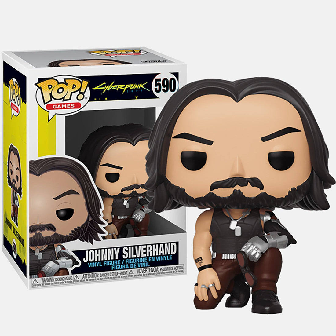 Funko Pop! Cyberpunk 2077 Games Vinyl Figure Johnny Silverhand 9 cm - 889698471619 - CrystalLotus.eu