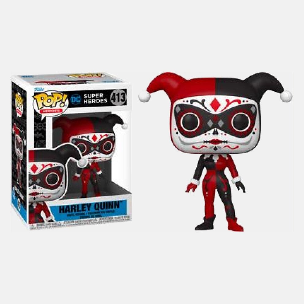 Funko Pop! Dia de los DC Heroes Vinyl Figure Harley 9 cm - 889698574167 - CrystalLotus.eu