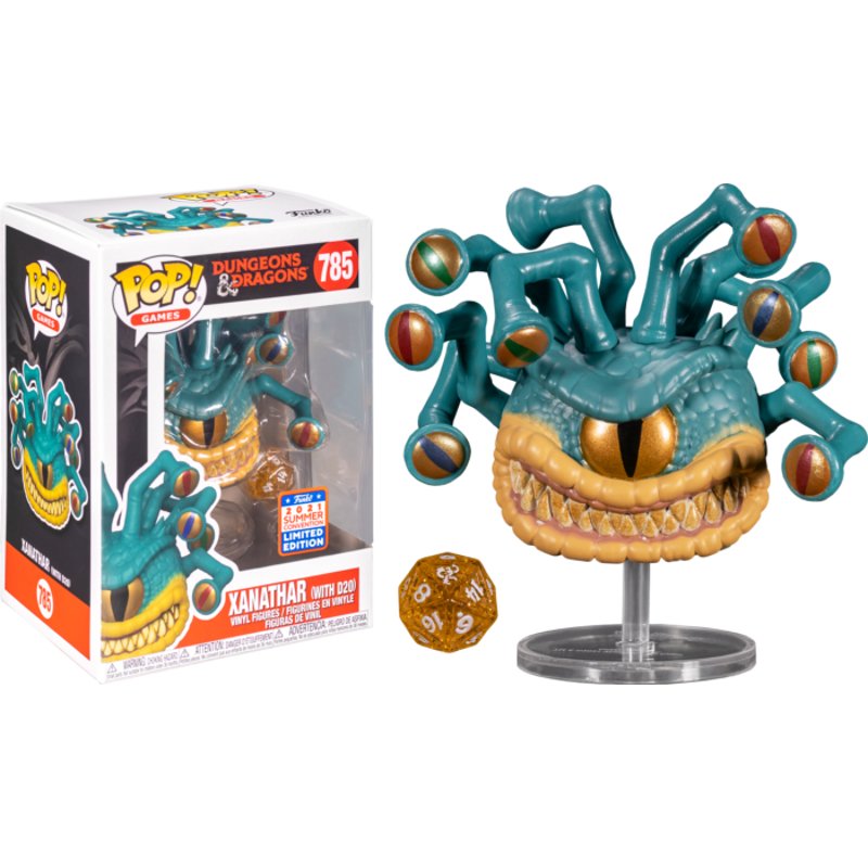 Funko Pop! &amp; Die Dungeons &amp; Dragons - Xanathar (Metallic) 