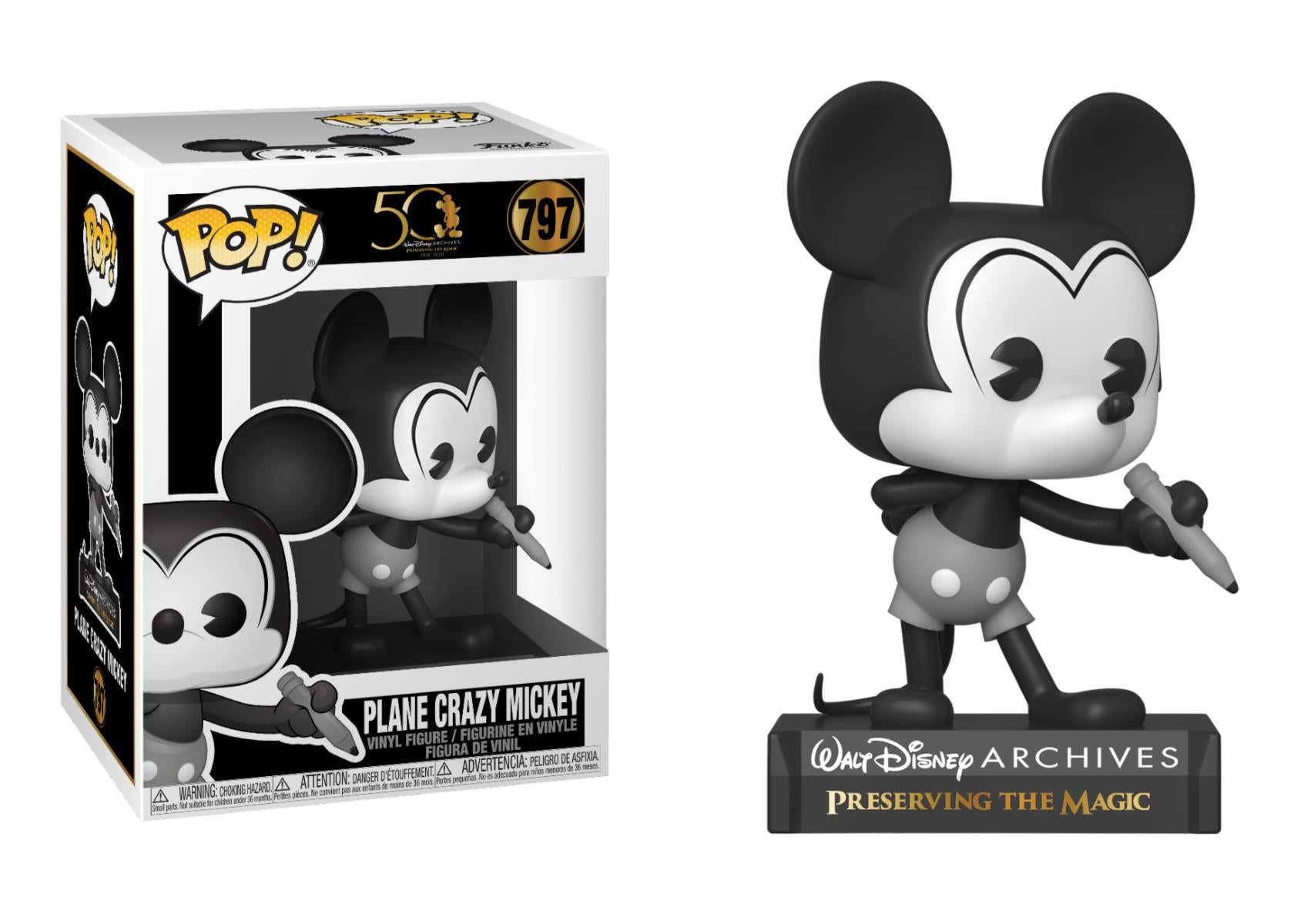 Funko POP! Disney: Archives - Plane Crazy Mickey 