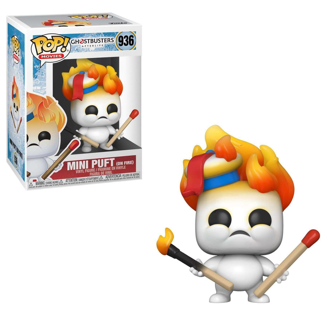 Funko Pop! Ghostbusters - Afterlife Mini Puft (On Fire) - 889698484923 - CrystalLotus.eu