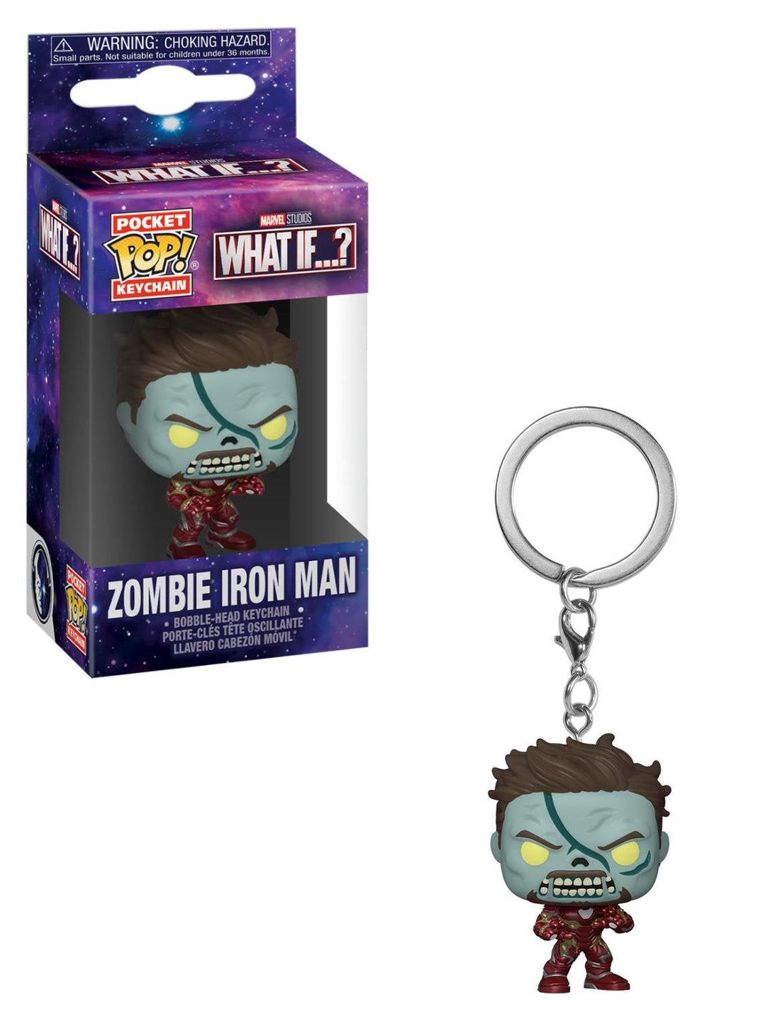 Funko POP! Keychain What If - Zombie Iron Man - 889698574006 - CrystalLotus.eu