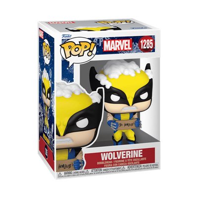 Funko Pop! Marvel: Holiday - Wolverine W/ Sign - 889698721912 - CrystalLotus.eu