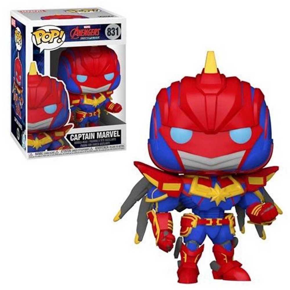 Funko Pop! Marvel Mech Vinyl Figure Captain Marvel 9 cm - 889698552356 - CrystalLotus.eu