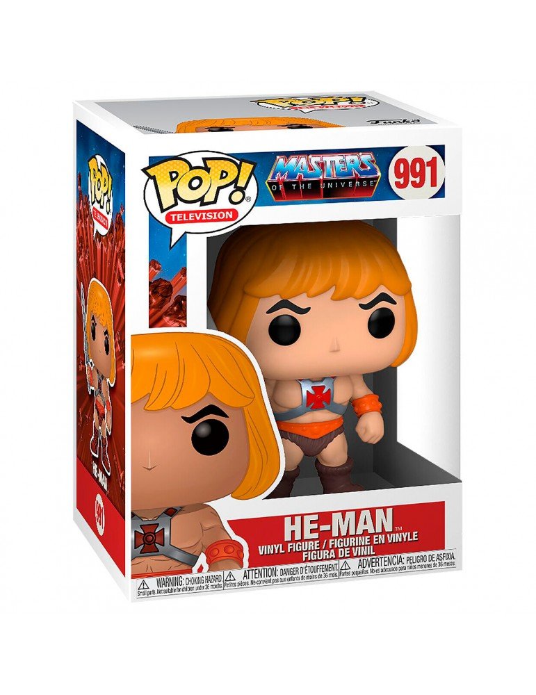 Funko Pop! Masters of the Universe Animation Vinyl Figure He - Man 9 cm - 889698477482 - CrystalLotus.eu