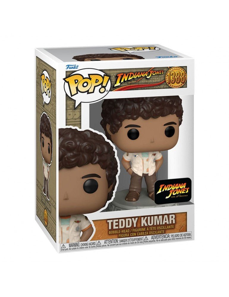 Funko Pop! Movies: Indiana Jones - Teddy Kumar (Jones And The Dial Of Destiny) - 889698708111 - CrystalLotus.eu