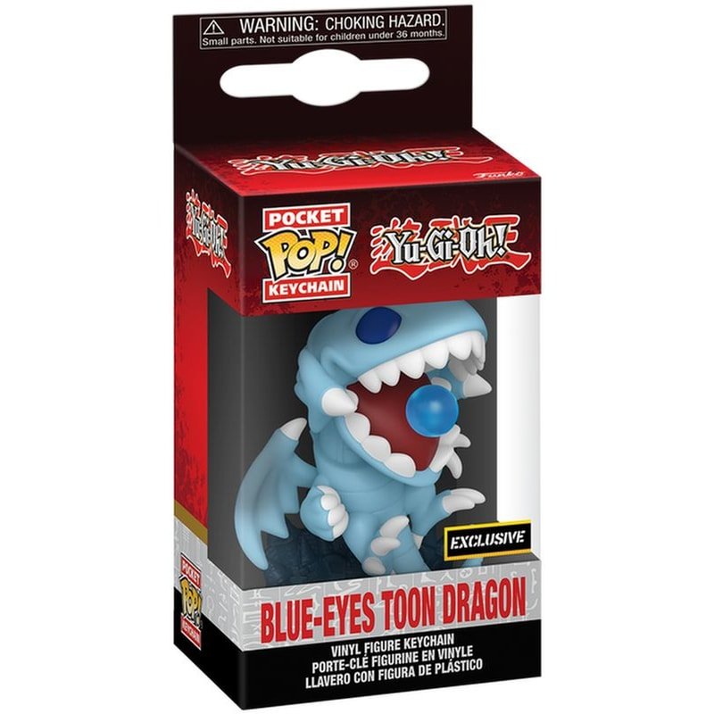 Funko Pop! Μπρελόκ: Yu - Gi - Oh! Blue - Eyes Toon Dragon Keychain - 889698747141 - Crystal Lotus