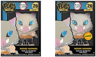 Funko Pop! Pin: Demon Slayer: Inosuke Hashibira Group /W Chase 12Pcs Pdq - 671803415638 - CrystalLotus.eu