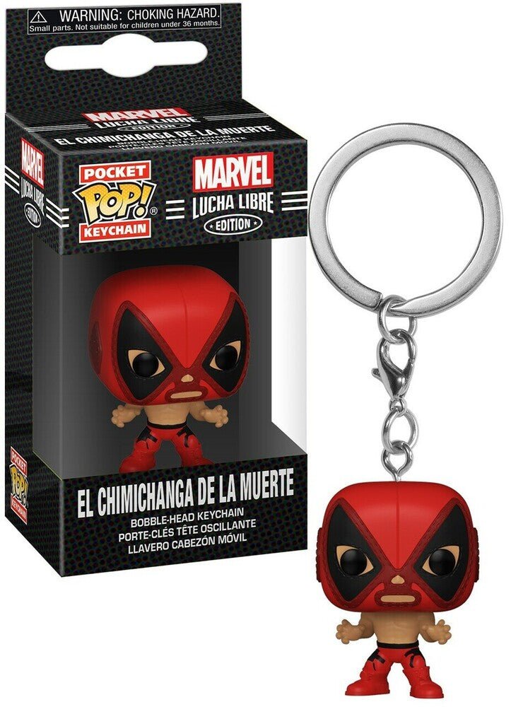 Funko POP! POP Keychain: Marvel Lucha Libre - Deadpool - 889698538978 - CrystalLotus.eu